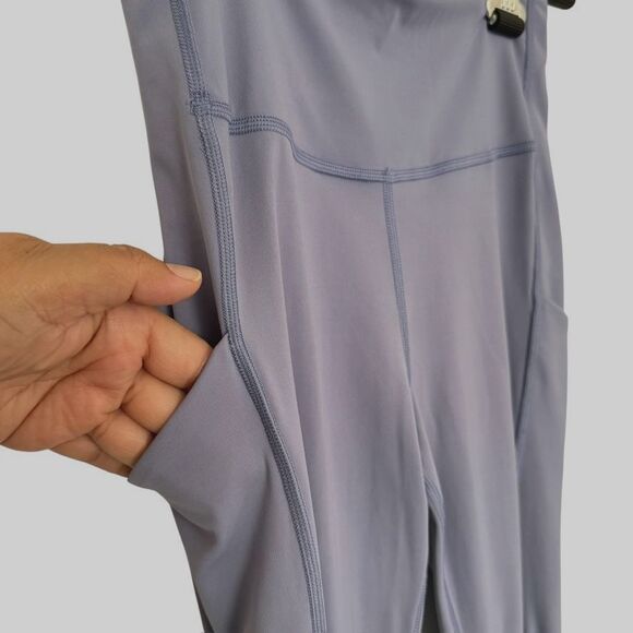 Athleta Size XS Ultimate Stash Pocket Capri Leggings Lavender Purple Run Yoga - Picture 3 of 7